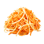 Салат Морковный с сыром и орехами